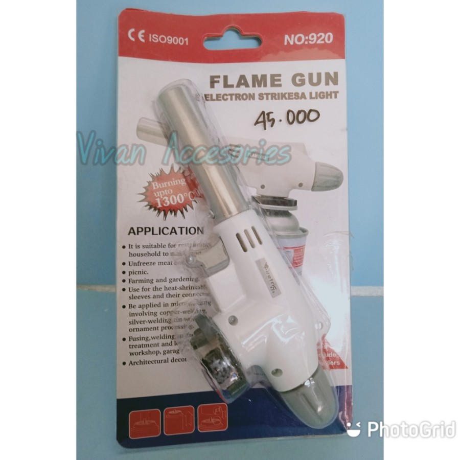 Paket Bundling Kepala gas Portable las fire torch blow flame gun murah