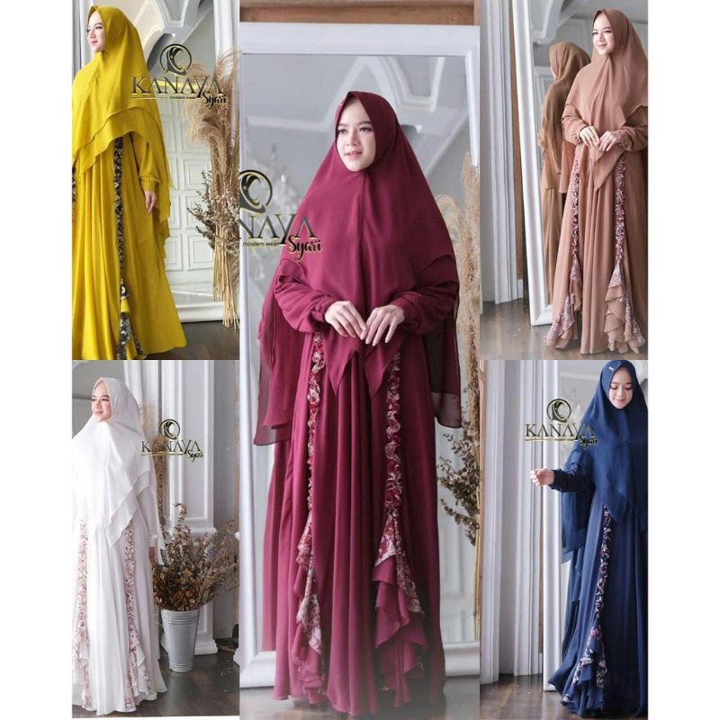 PROMO/SALE dress muslim/gamis syari/gamis terbaru Zania syari by Kanaya