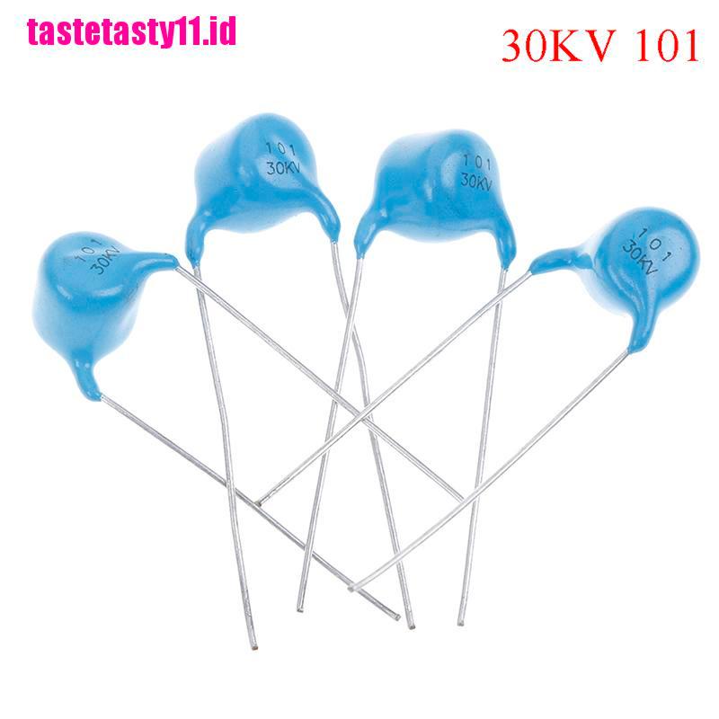 【TTID】10Pcs 30KV 100P 100PF 101 high voltage ceramic capacitor 30KV 101K