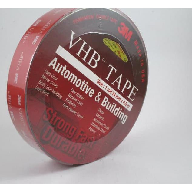 

Hanya di sini ! IUO Perekat 3M VHB Tape Double Tape 3M VHB 24mm x 4,5 Besar ORIGINAL .