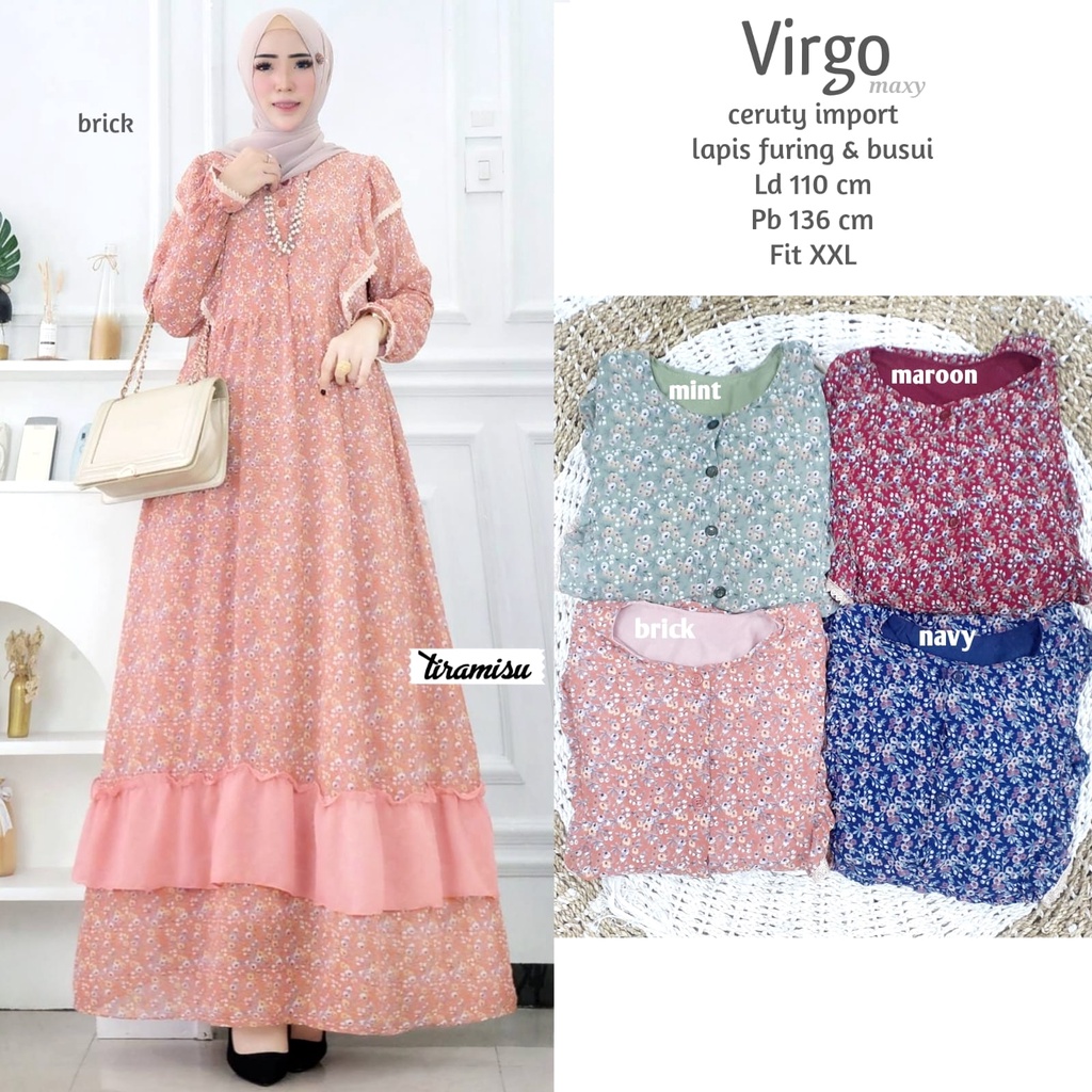 VIRGO MAXI DRESS ORIGINAL TIRAMISU