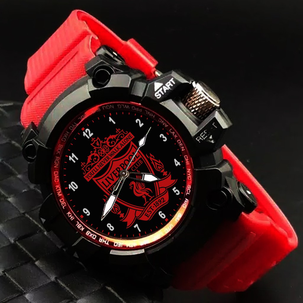 (EXCLUSIVE BOOSQU) JAM TANGAN LIVERPOOL STRAP WARNA - 2