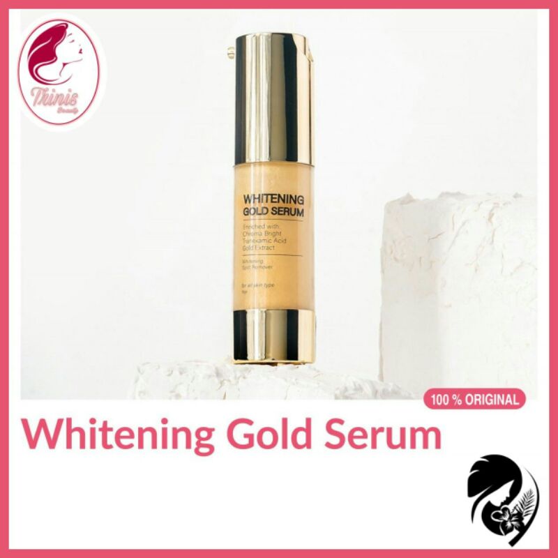Ms glow Whitening Gold Serum Serum gold Ms glow Serum flek hitam Serum emas Ms glow Serum pencerah