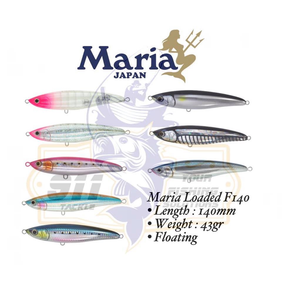 LURE POPPER SWIMBAIT MARIA LOADED 43GR
