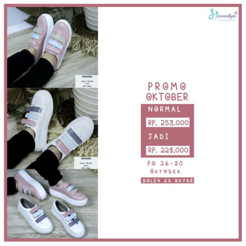 PM 004 Prospero x Hasnaliya bayar 2x, Harga Diskon