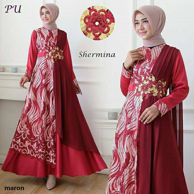 Maxi Dress Shermina  - 7Warna
