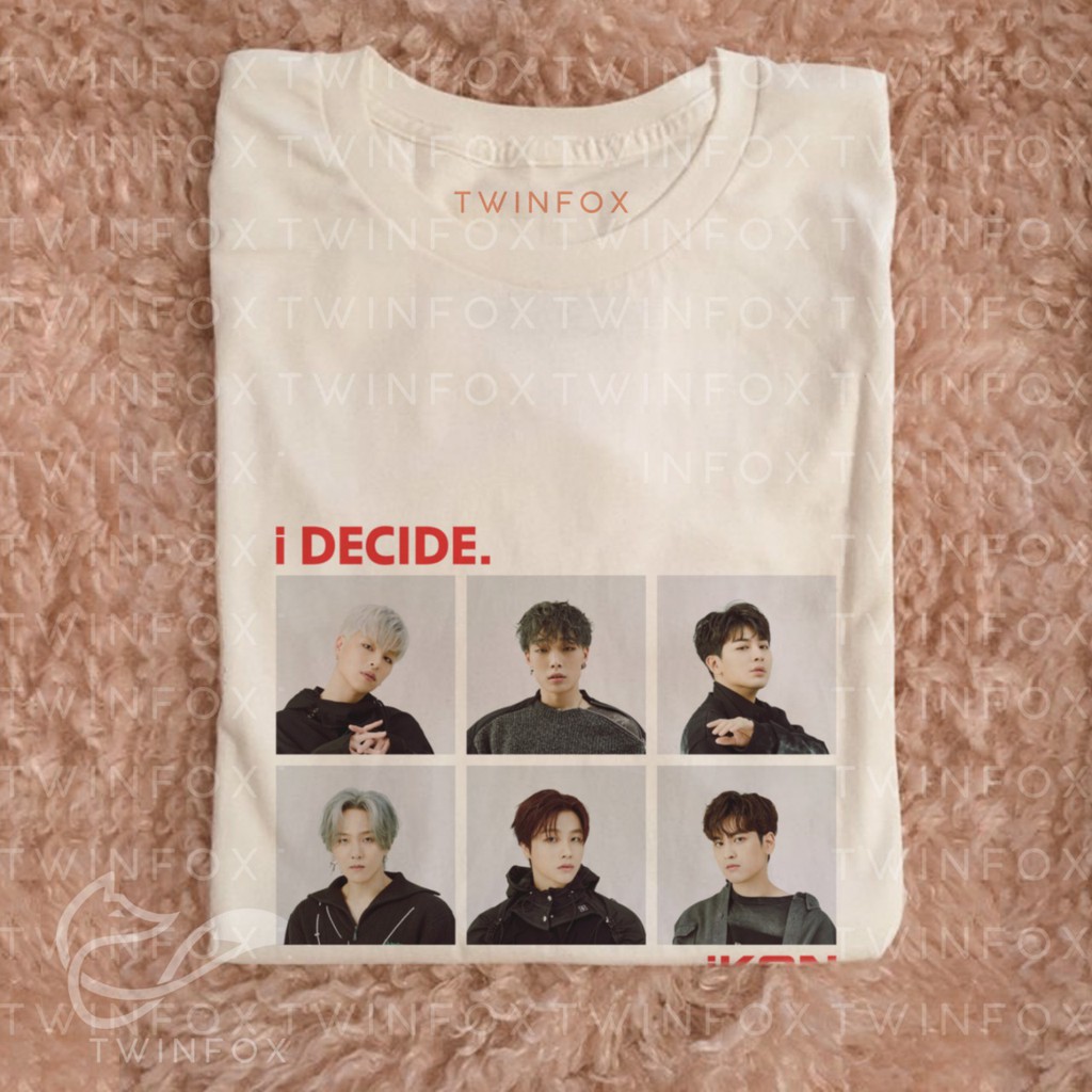 Kaos Kpop Unisex Ikon I Decide Photo