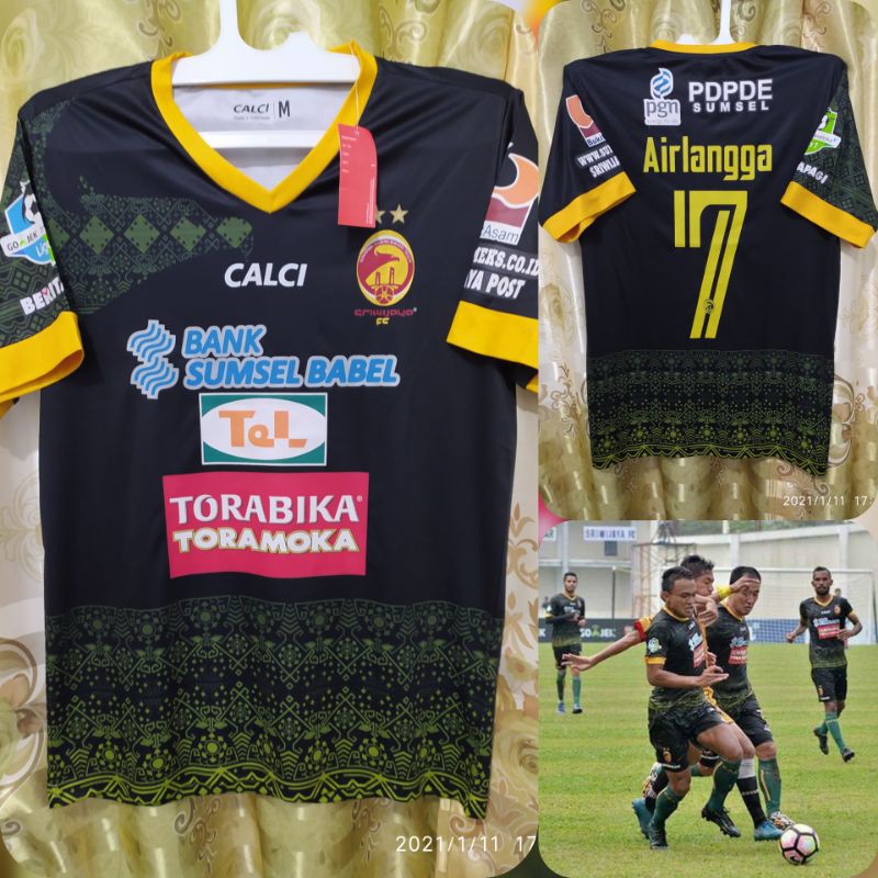 JERSEY SRIWIJAYA FC 3rd 2017 ORIGINAL PLAYER ISSUE