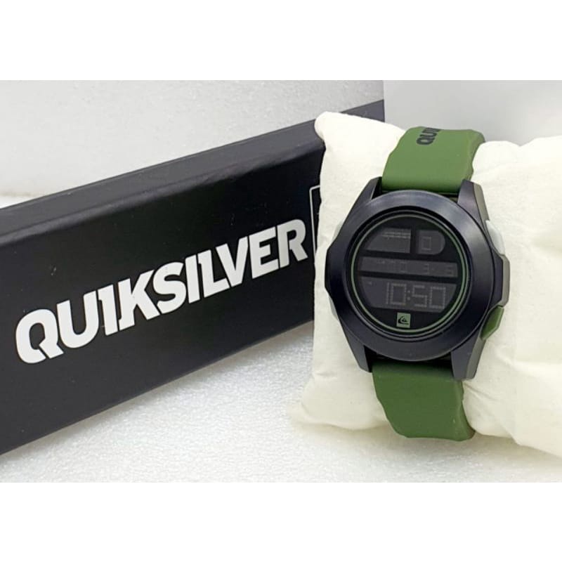 Jam Tangan Pria/Wanita QuikSiver Digital 2102 Water Resist Strab Rubber