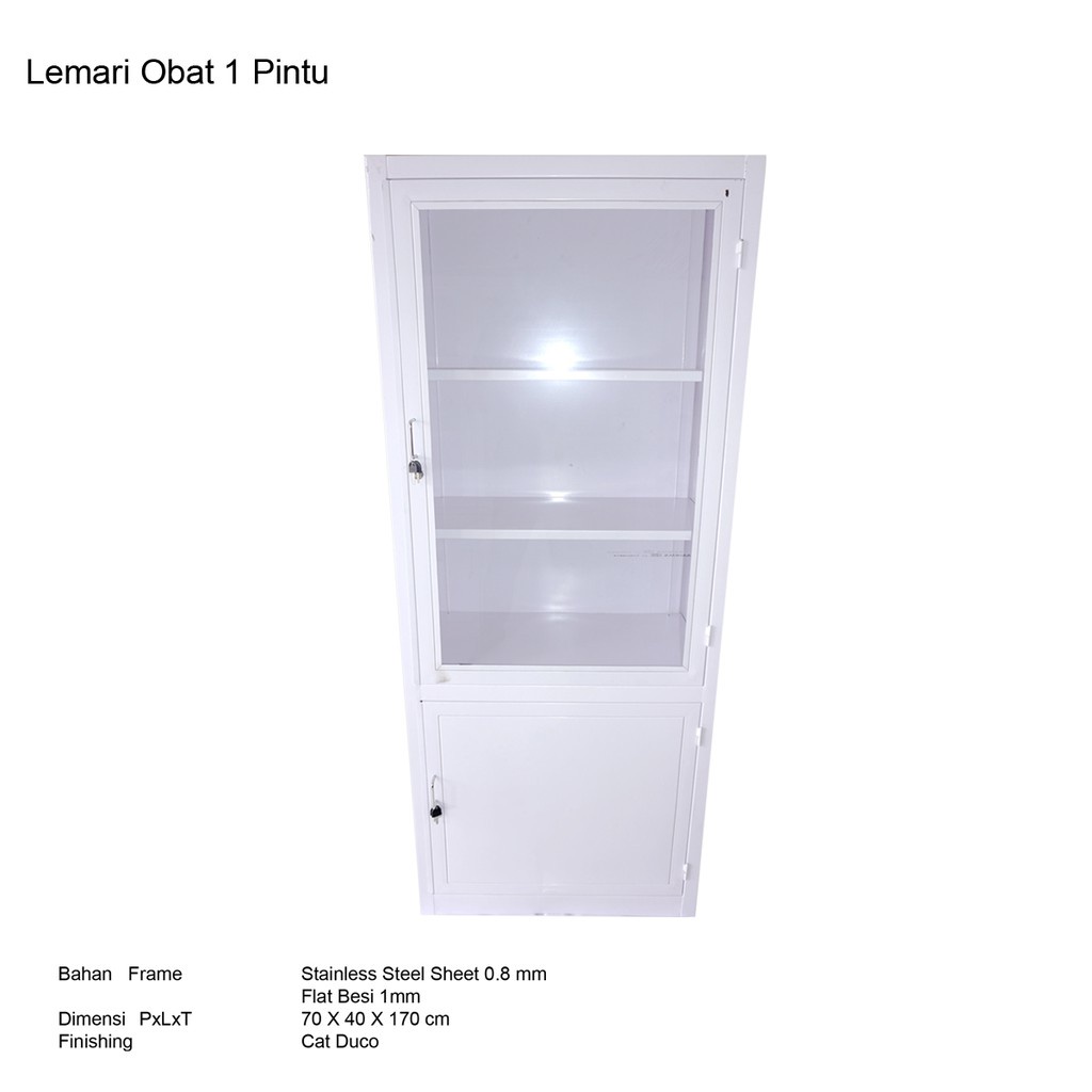 Lemari Obat 1 Pintu