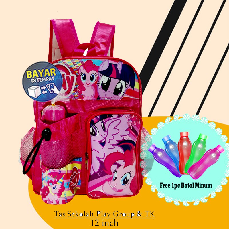 FRN - Tas Ransel Anak Aneka Karakter Bag Backpack Mini Kids Motif Cartoon Cute Import Murah-P0NY