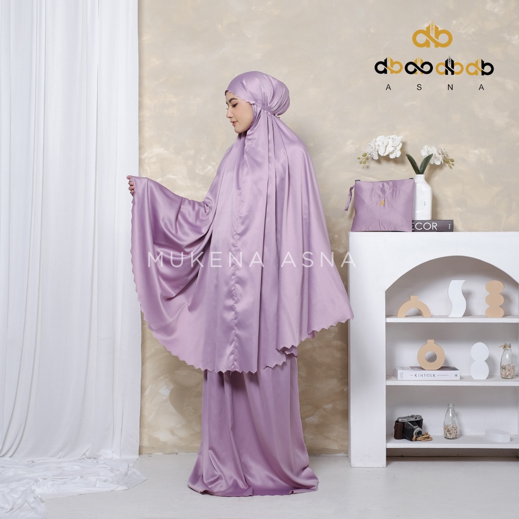 Mukena Dewasa Mewah Daily AsnaCollection٩٩ Laser Cut Premium