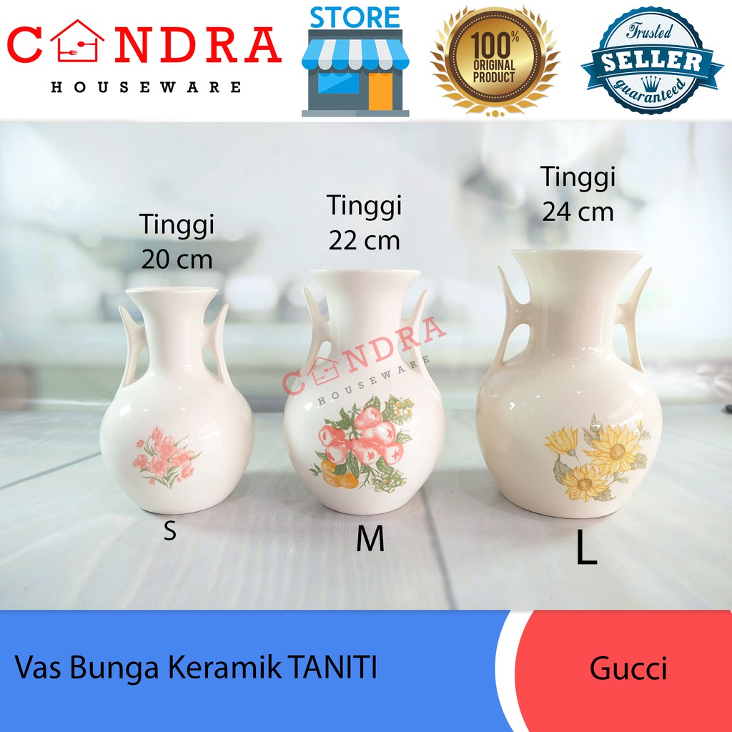 Vas Bunga Keramik Gucci