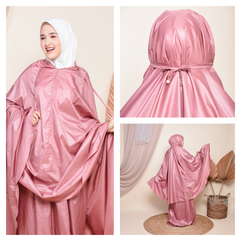 MUKENA TRAVELING HIMA LIGHT  - METALIC PINK