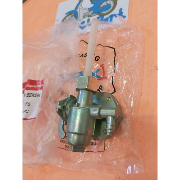 stop kran bensin buka tutup bensin motor  yamaha V80 V75