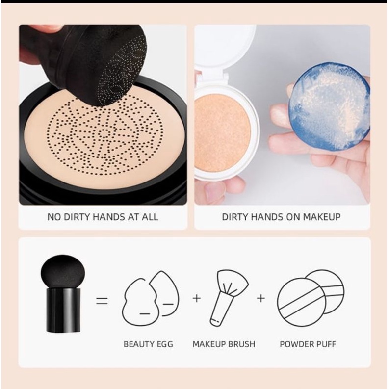 SUNISA Air Cushion  CC Cream foundation/ Cushion Bi0aqua  berkualitas