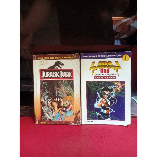 komik Jurassic Park dan saras