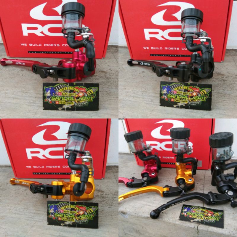 MASTER REM RCB S1 14MM HITAM RED GOLD MASTER RCB S1 CB GL MP TIGER GL100 RX KING CBR VERZA NINJA R S