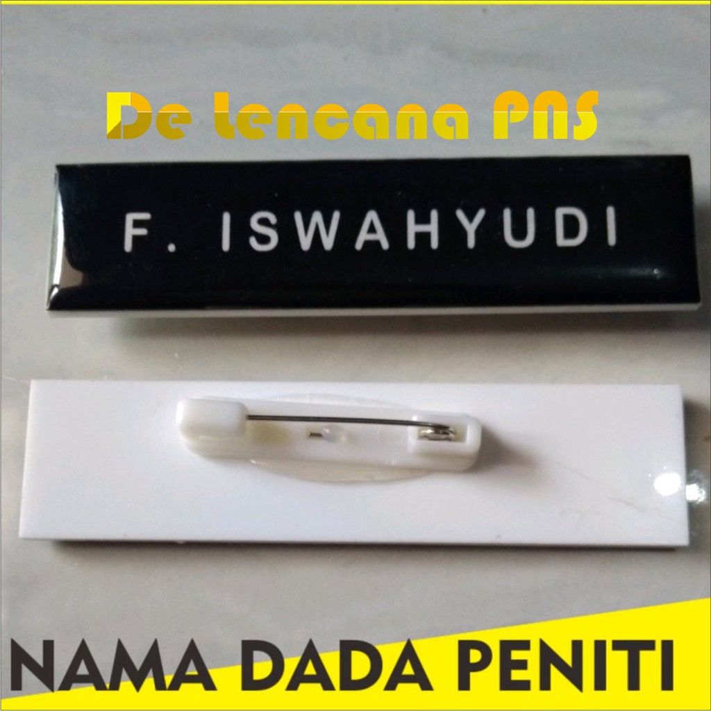 

NAME TAG / PAPAN NAMA Akriliklencana pnslencana_pns