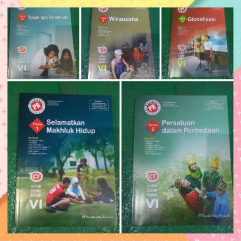 Buku PR Tematik Intan Pariwara Kelas 6 Tema 1,2,3,4,5
