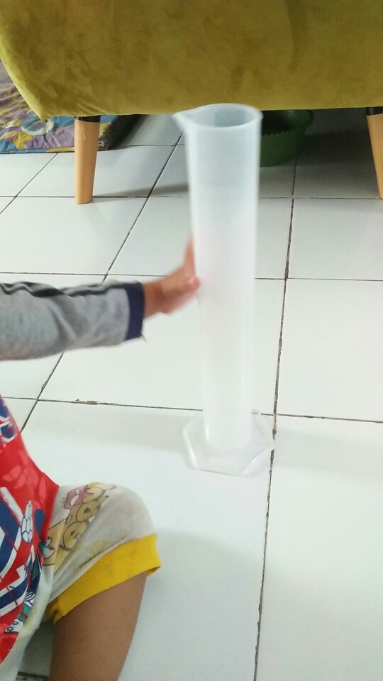 Gelas Ukur Lab 500ml Measuring Cylinder Plastik 500 Ml