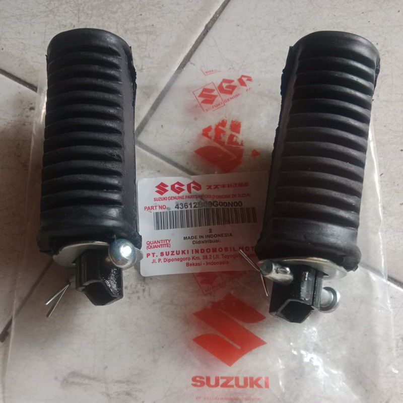 KDM_24 KARET BASTEP BELAKANG SMASH RUBBER STEP BLK SMASH SHOGUN 125