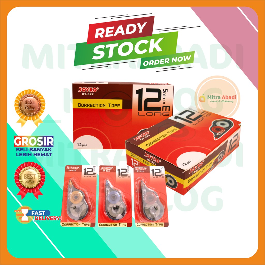 

TIPEX KERTAS ROLL CT522, CT533 joyko