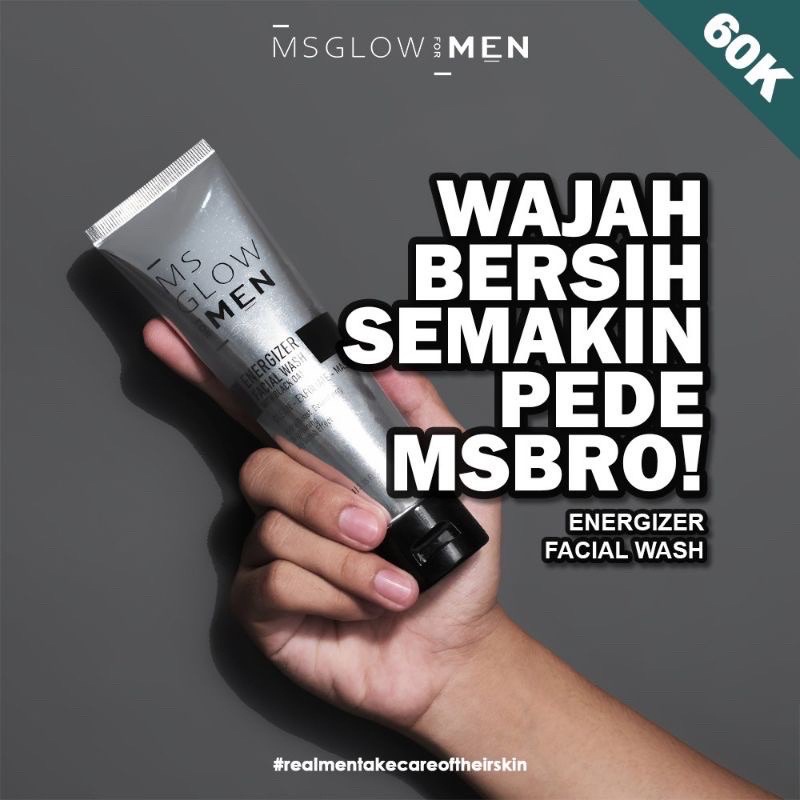 MS GLOW FOR MEN FACIAL WASH / FACIAL WASH MS GLOW MEN