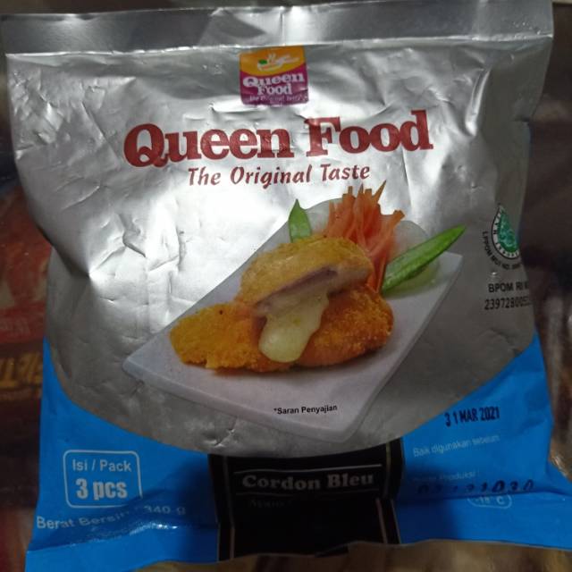 

Queen food Cordon blue