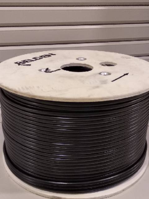 Belden Kabel Lan Outdoor 50 meter STP Cat6 Belden Original 50106F Warna Hitam Kabel Polos