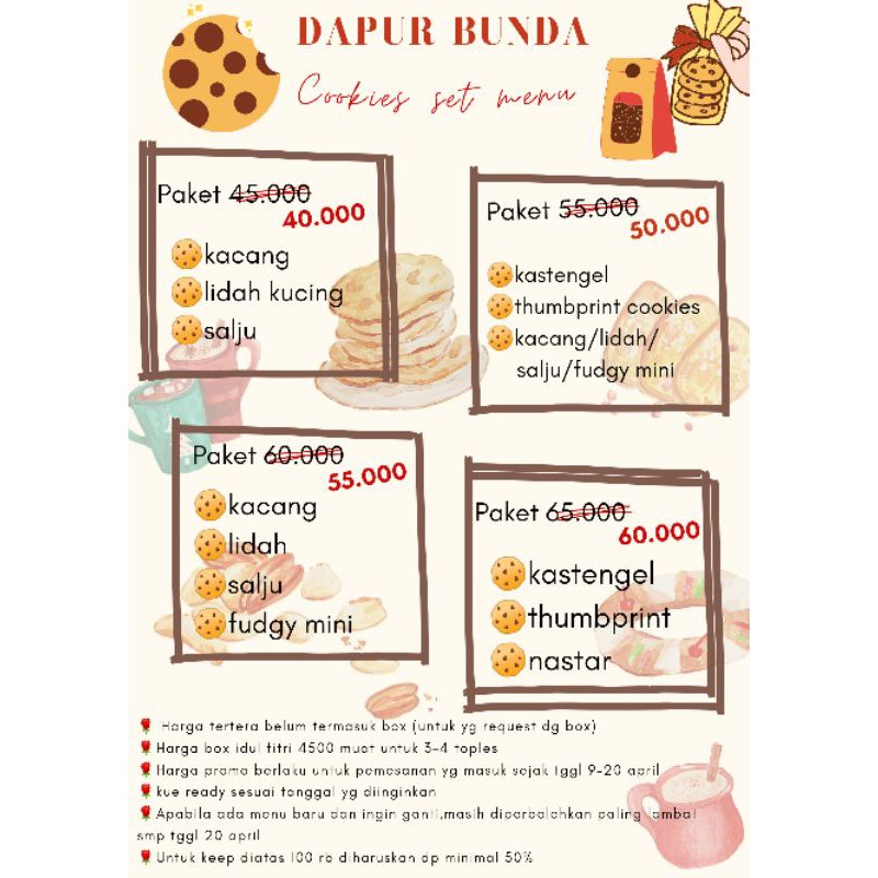 

paket kue kering / paket kue lebaran