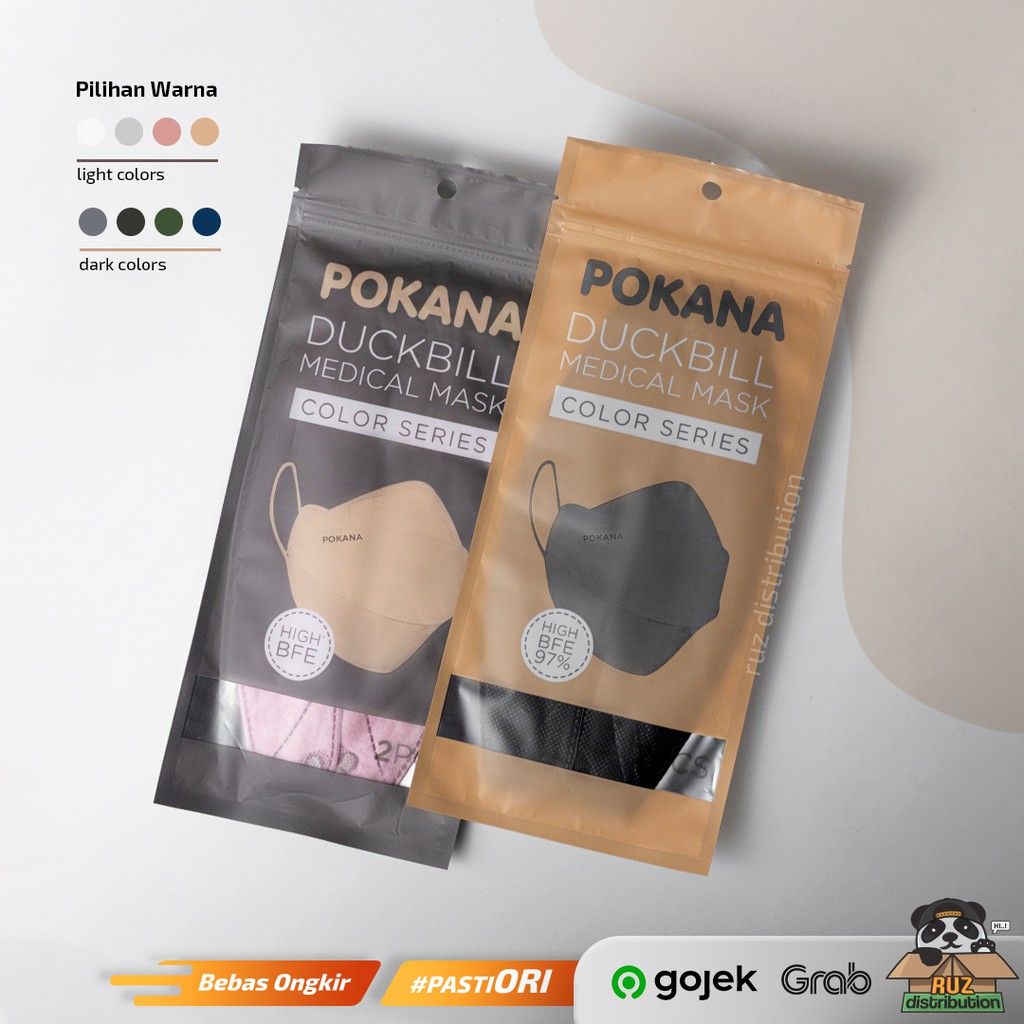 Pokana Duckbill / Medical Mask Sachet isi 2