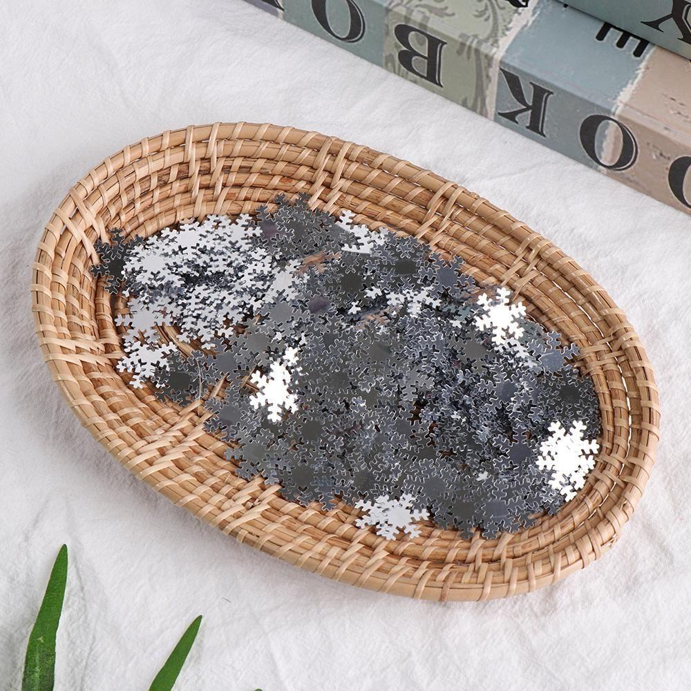 Solighter 14g Snowflakes Confetti Art &amp; Craft Sprinkle Dekorasi Festival Ornamen Natal