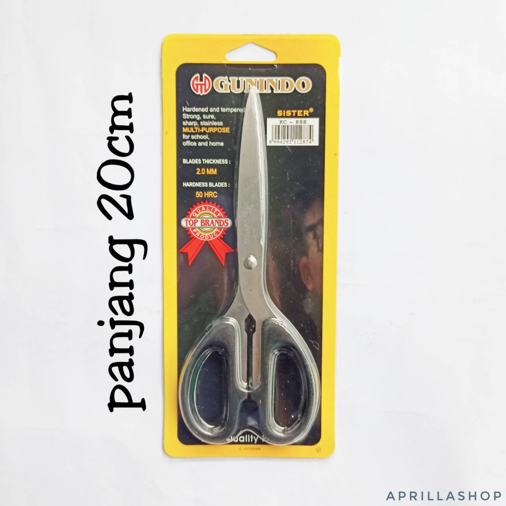 Gunting Gunindo Sister Stainless Steel Besar Sedang-besar