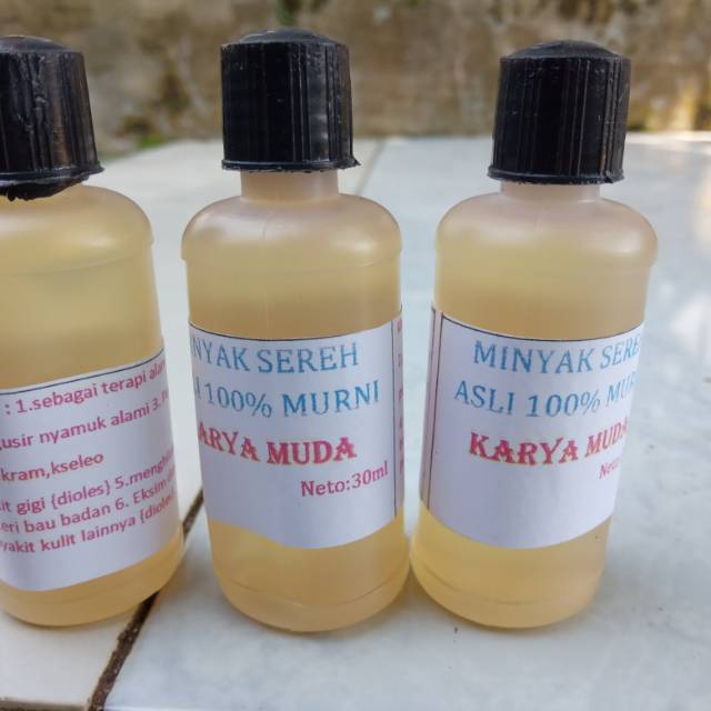 Minyak sereh asli murni 100 persen