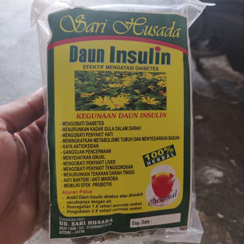 

Daun insulin original 50gr
