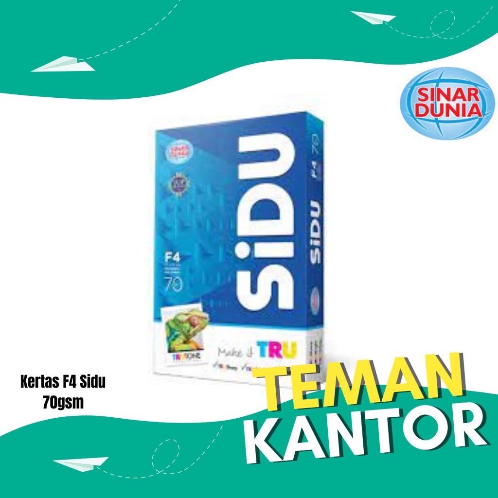 

Kertas HVS Sinar Dunia SIDU F4 70 Gram
