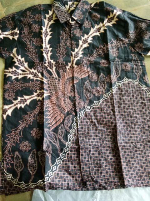 Kemaja Batik Pria Lengan Panjang Murah Size M L Xl Xxl Slim Fit