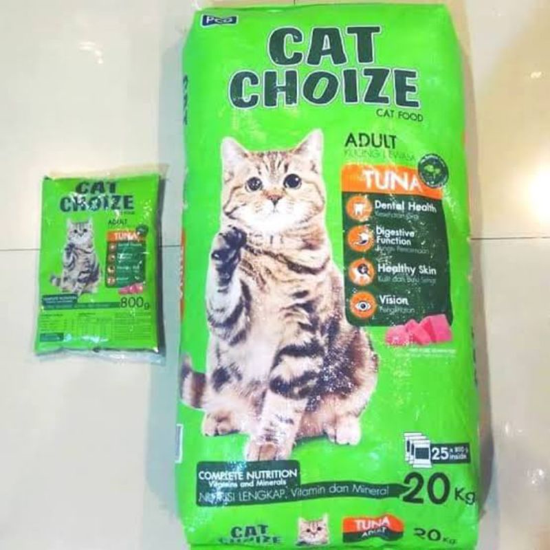 Cat Choize Adult 20kg Tuna 1 karung / Makanan kucing