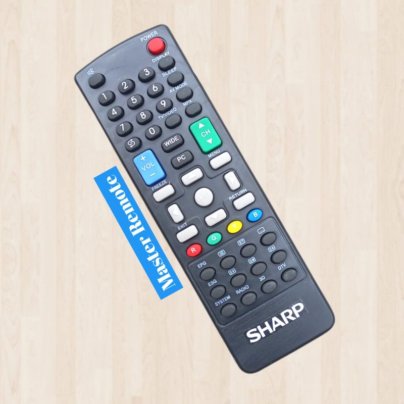 Remot Remote TV Sharp Aquos LCD LED 3D