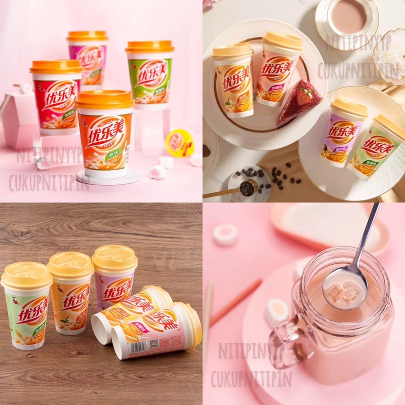 [5 VARIAN] Nata De CocoNut Milk Tea U.LoveIt - Milk Tea You Le Mei 优乐美 椰果奶茶 (80gr)