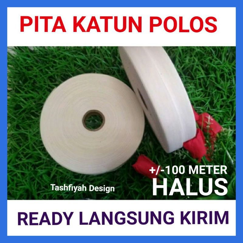 

Label Pita Katun Putih Polos 2cm 1,3cm 1cm 2 cm