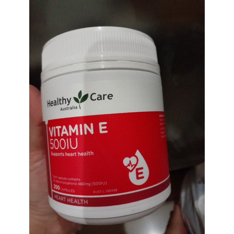 Healthy Care Vitamin E 500iu 200capsules