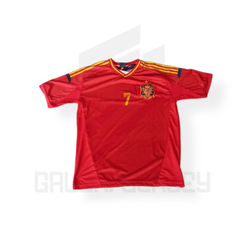 Jersey Baju Kaos Bola Spanyol 2012 Lokal Multisport