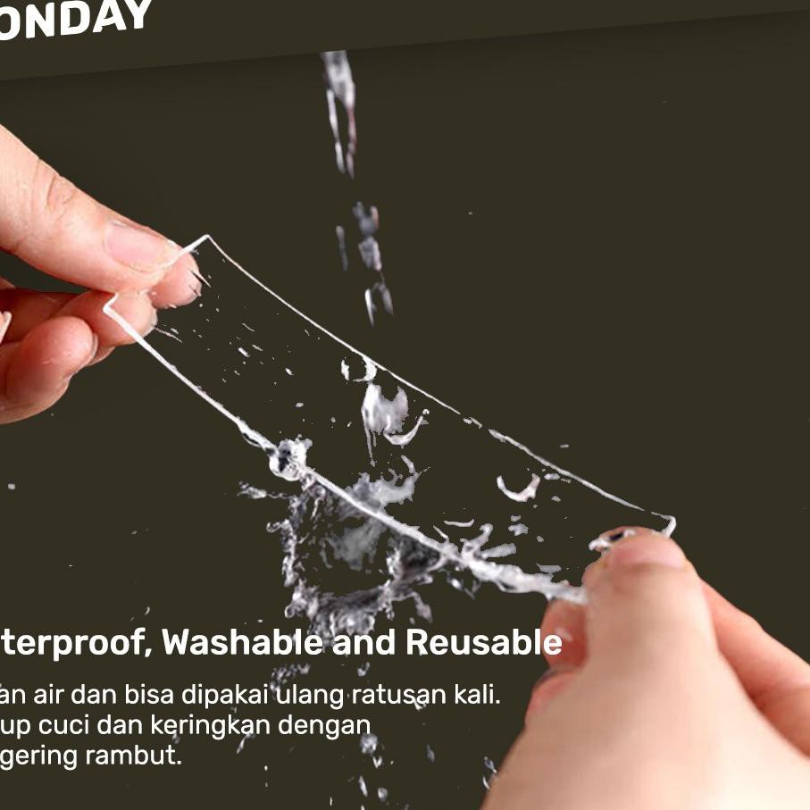 

Penjualan Terbanyak.. Skip Monday Nano Tape - Double Tape Lakban Selotip Transparan