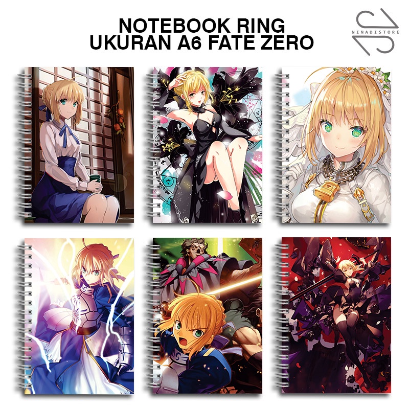 

(BELI 6 GRATIS 1)Buku Tulis Catatan buku notebook buku diary Notebook Ring Spiral A6 60 Lembar koleksi gambar fate zero part2