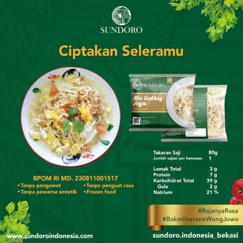 Sundoro mie ghodog goreng jogja mie instan ghodog kuah Bakmi jawa makanan ringan-3