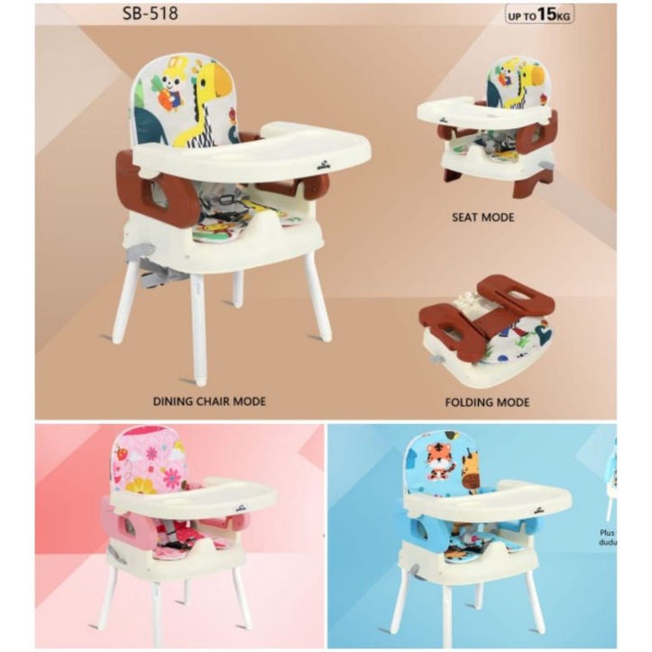 Kursi Booster Fold Up Kursi Bayi Mychair Fun Chair Klassic Chair