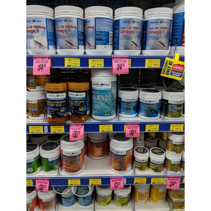 PROMO   READY STOCK - Healthy Care Fish Oil 1000mg 400 capsules