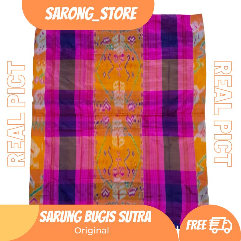 Sarung Bugis Original Full Sutra Sarung Bugis Asli No 1 Full Sutra Sarung Bugis Sulawesi Selatan Sar